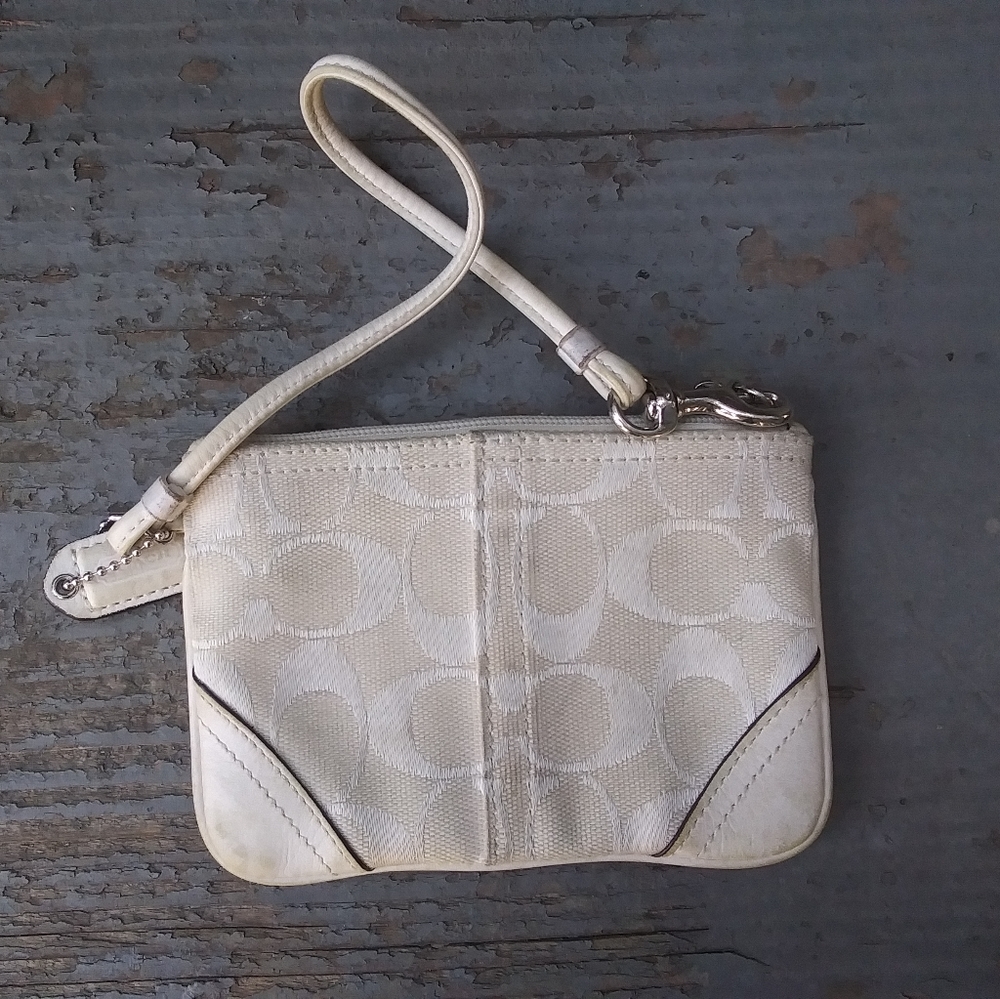 Small Coach Wristlet